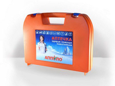 Аптечка первой помощи работникам «АППОЛО» приказ №169н (пласт. чемоданчик)